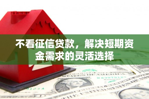 榆次不看征信贷款，解决短期资金需求的灵活选择