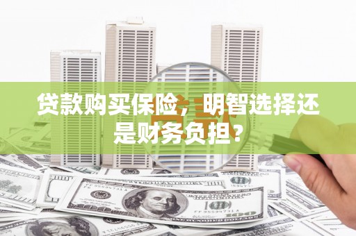 榆次贷款购买保险，明智选择还是财务负担？