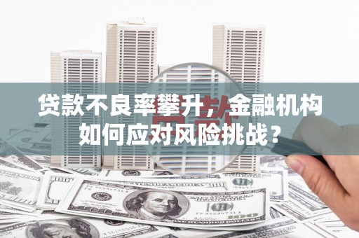 榆次贷款不良率攀升，金融机构如何应对风险挑战？